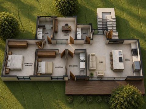 Casa Ángeles – Residencial Villas del Café - Renders